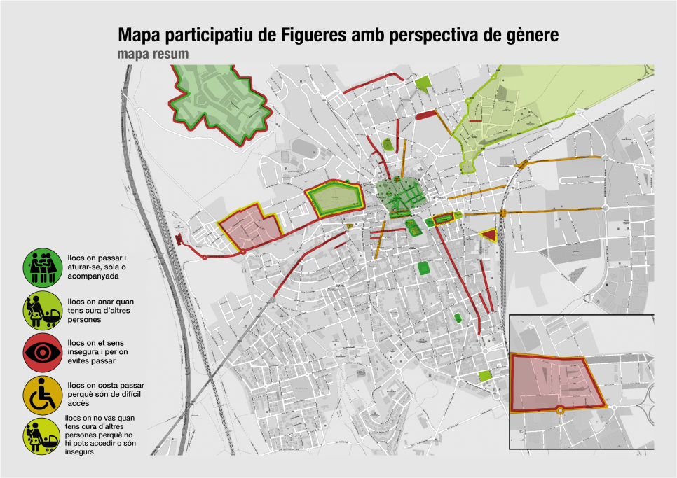Mapa participatiu amb perspectiva de gènere de Figueres